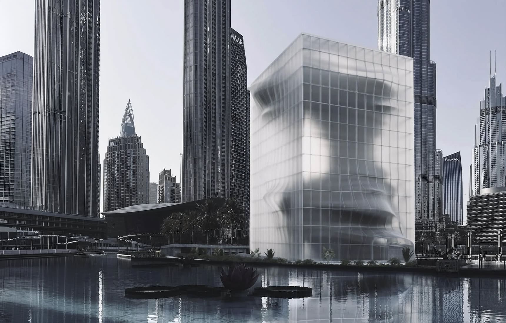 Dubai Art Museum: A Glass Box With a Canyon Hidden Inside