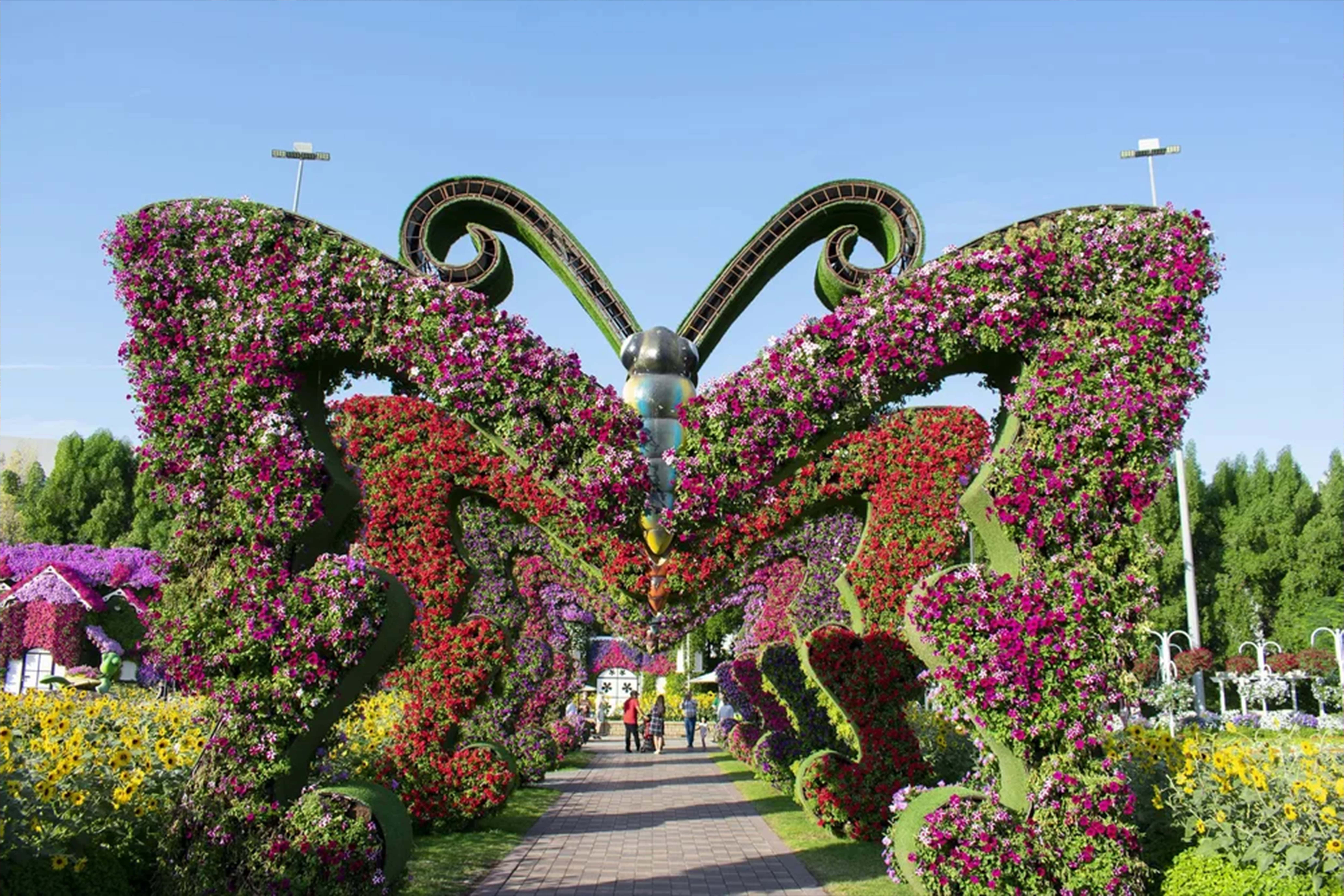 Dubai Miracle Garden: 150 Million Flowers in the Middle of the Desert