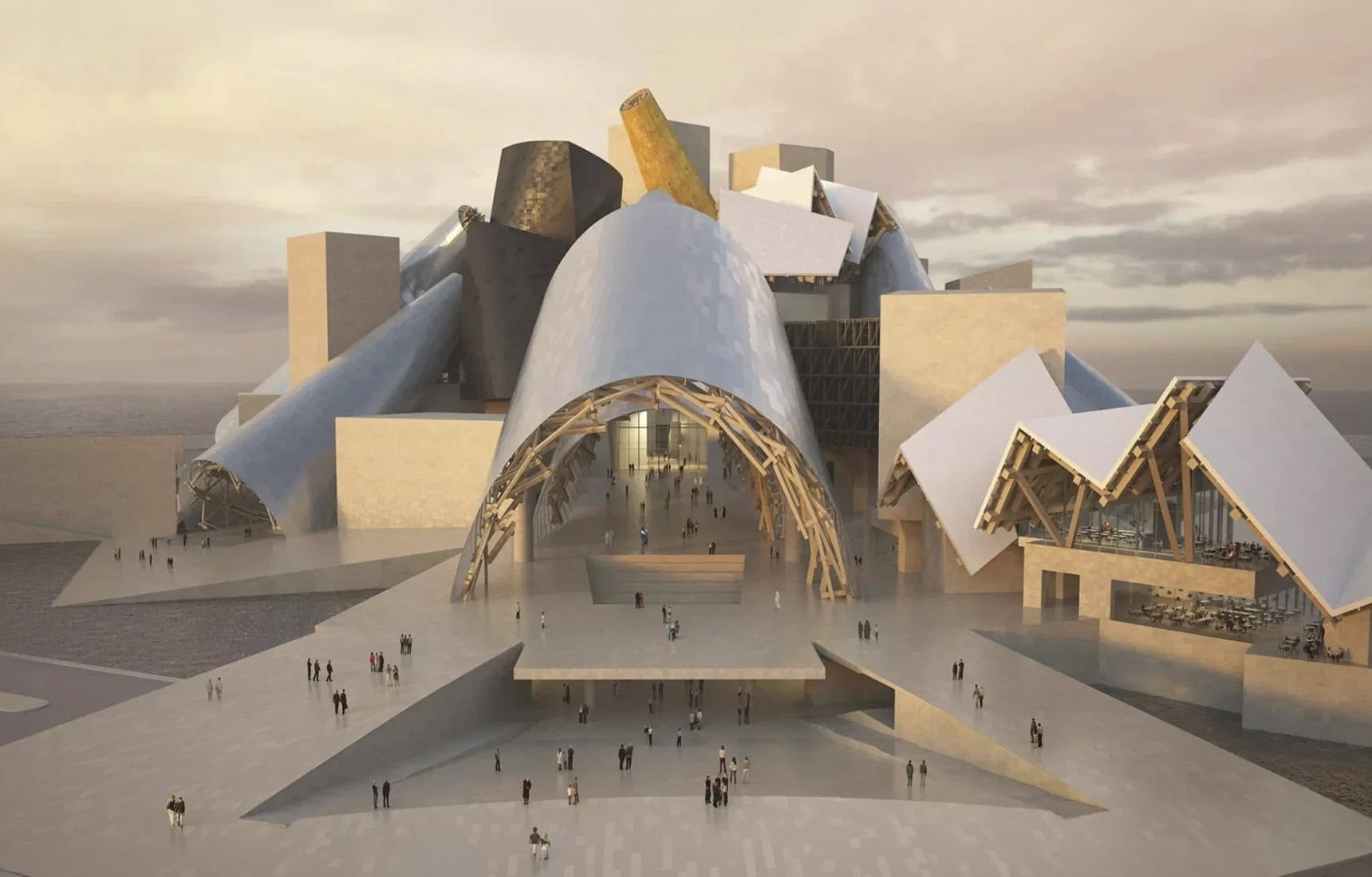 Guggenheim Abu Dhabi: Frank Gehry Reinvents the Wind Tower