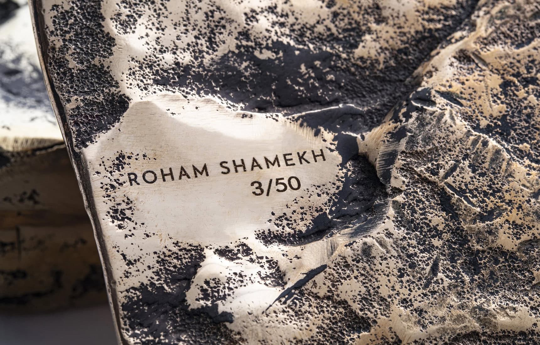Earth Magma: Roham Shamekh’s Bronze Ashtrays and the Question That Became R O O T S