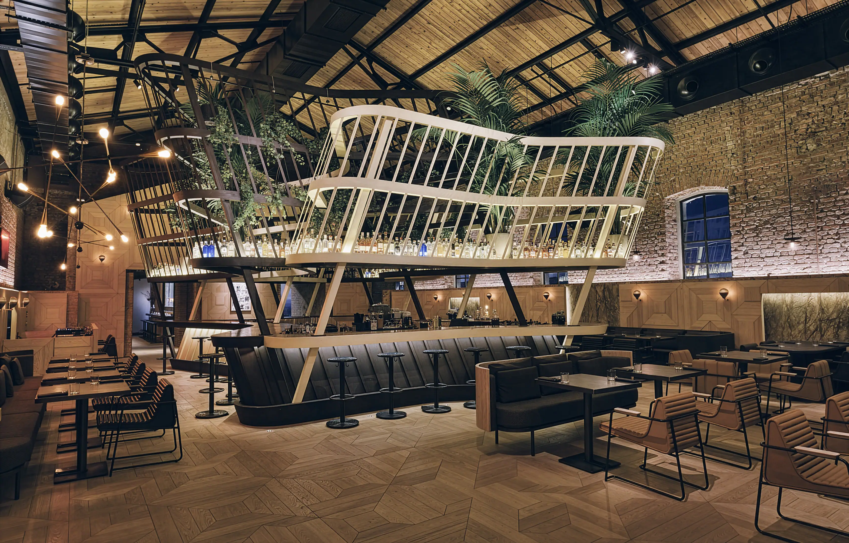 A lining, not a fit-out: Autoban’s Kilimanjaro inside the Bomonti brewery