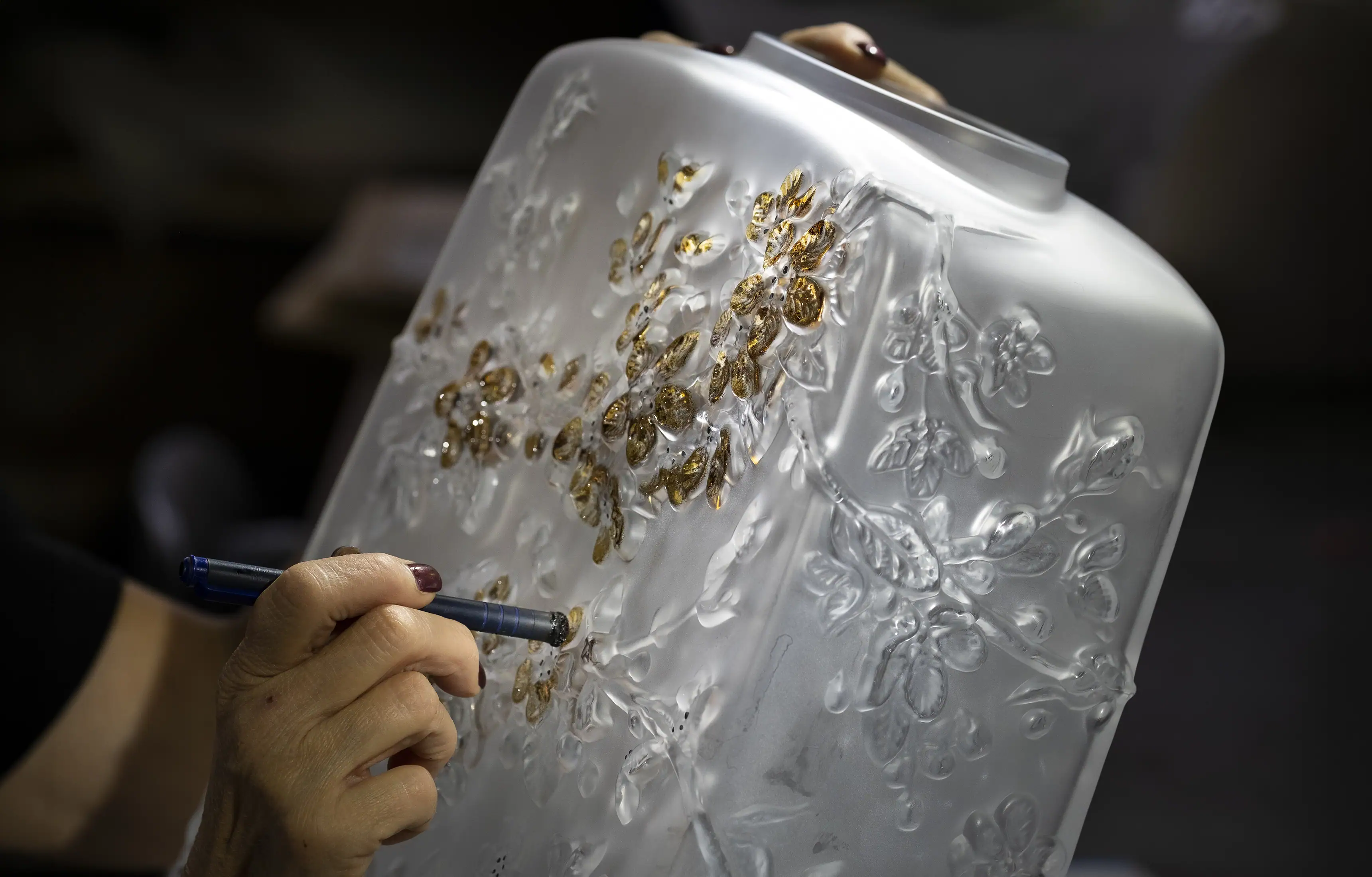The Flower Lalique’s Founder Gave Away Every Year Is Now a Crystal Vase