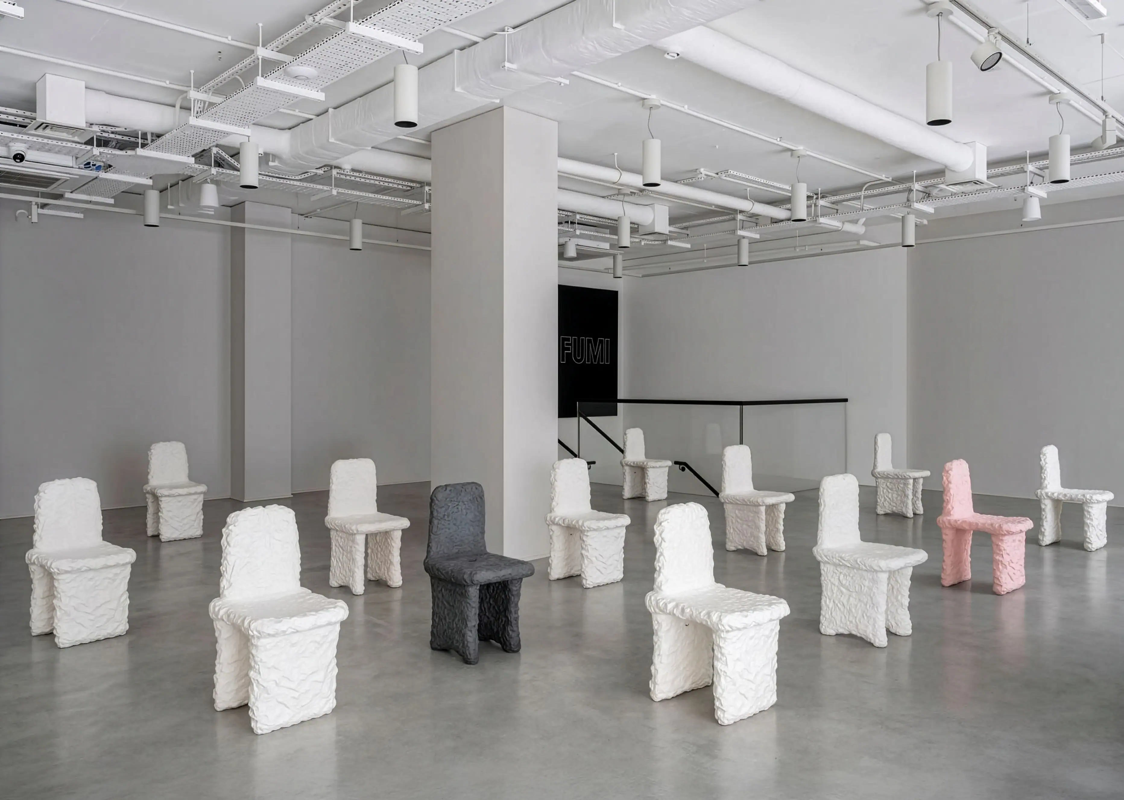 Max Lamb’s Ceramic Chairs for 1882 Ltd at Gallery FUMI