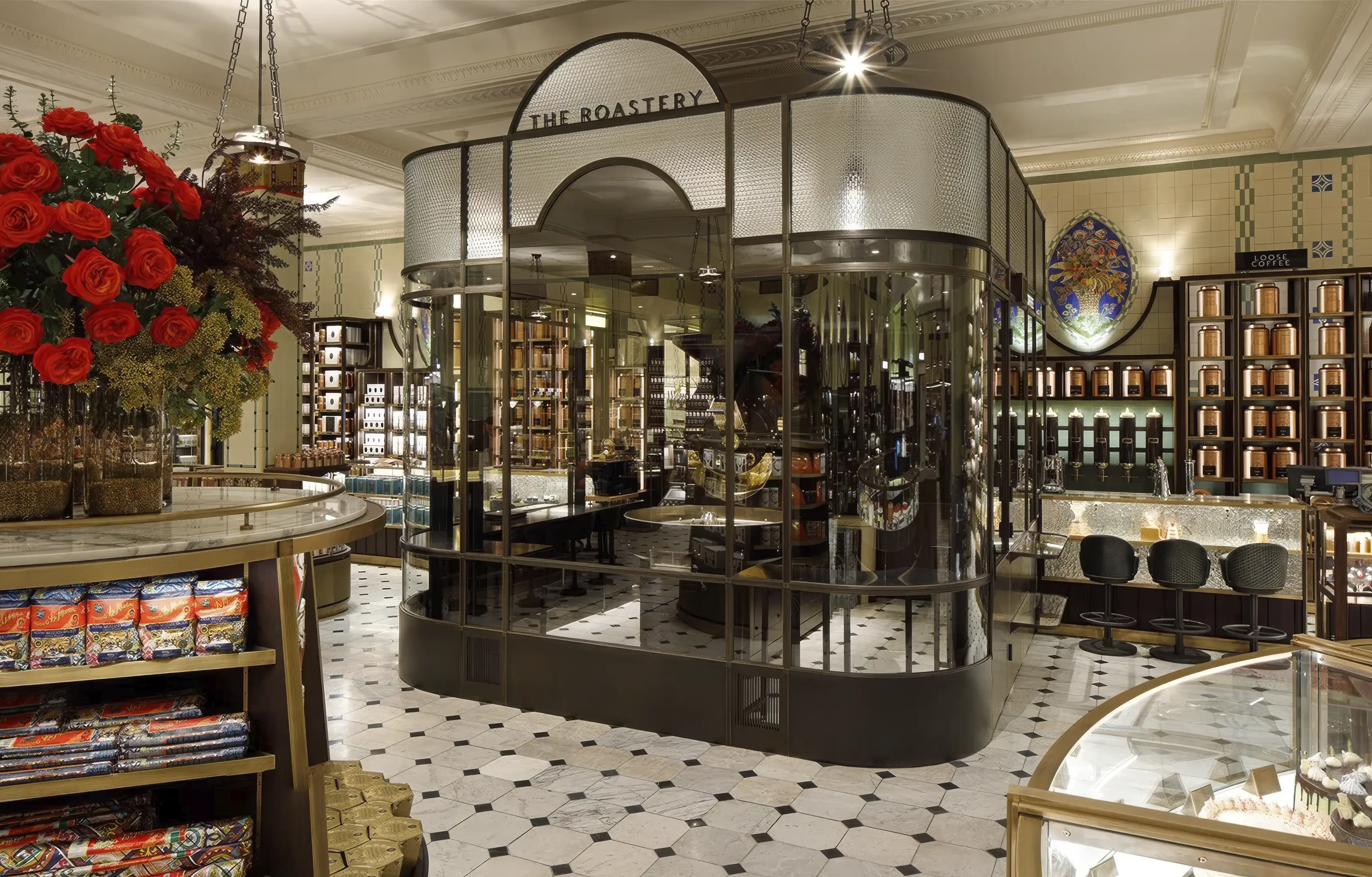 Harrods Roastery and Bake Hall: a 1925 room with a working factory in the middle