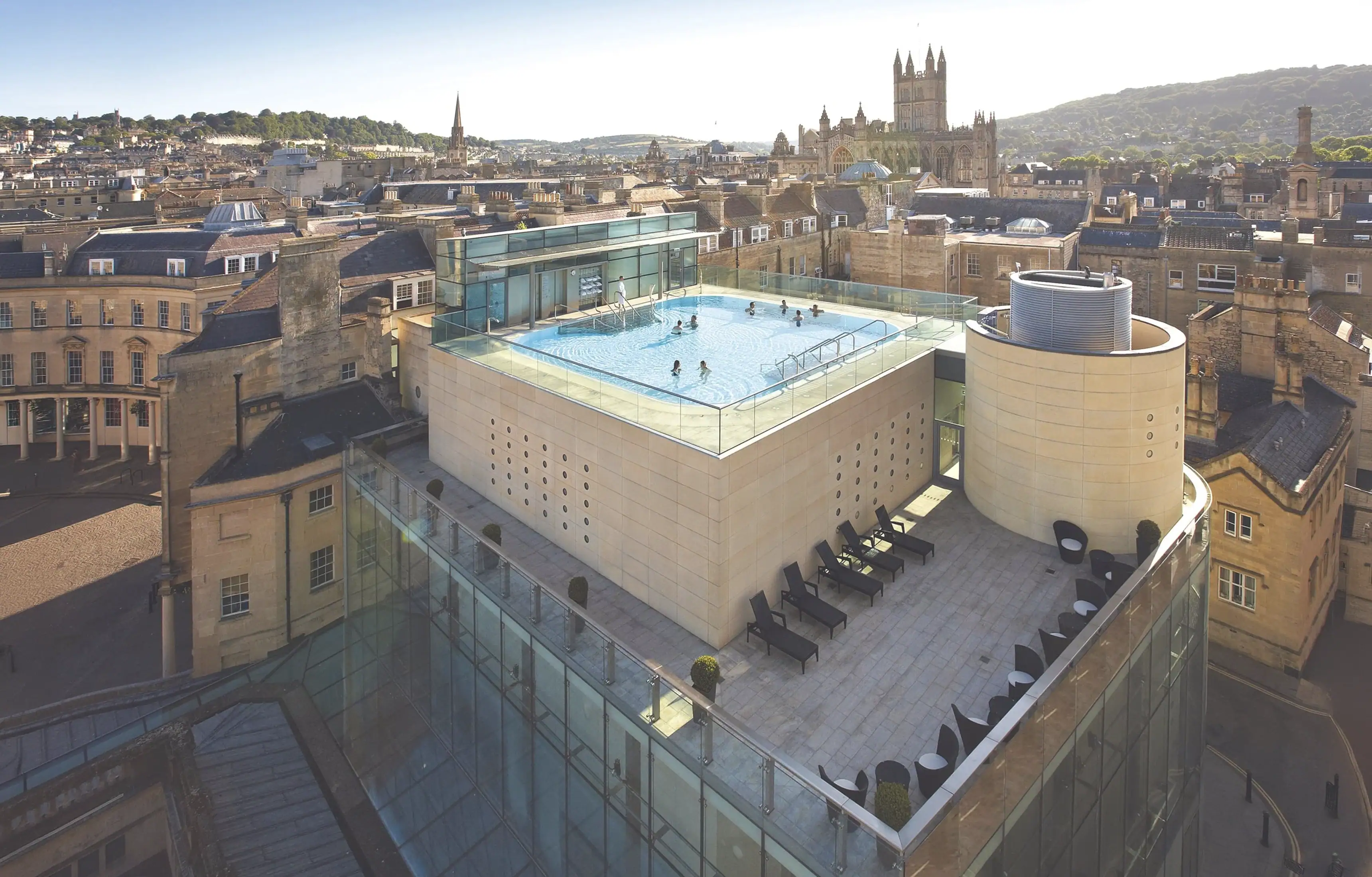 A stone cube inside a glass box: Grimshaw’s New Royal Bath and the problem of putting bathers in a World Heritage city
